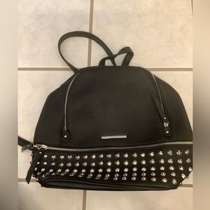 Black Dasein studded backpack